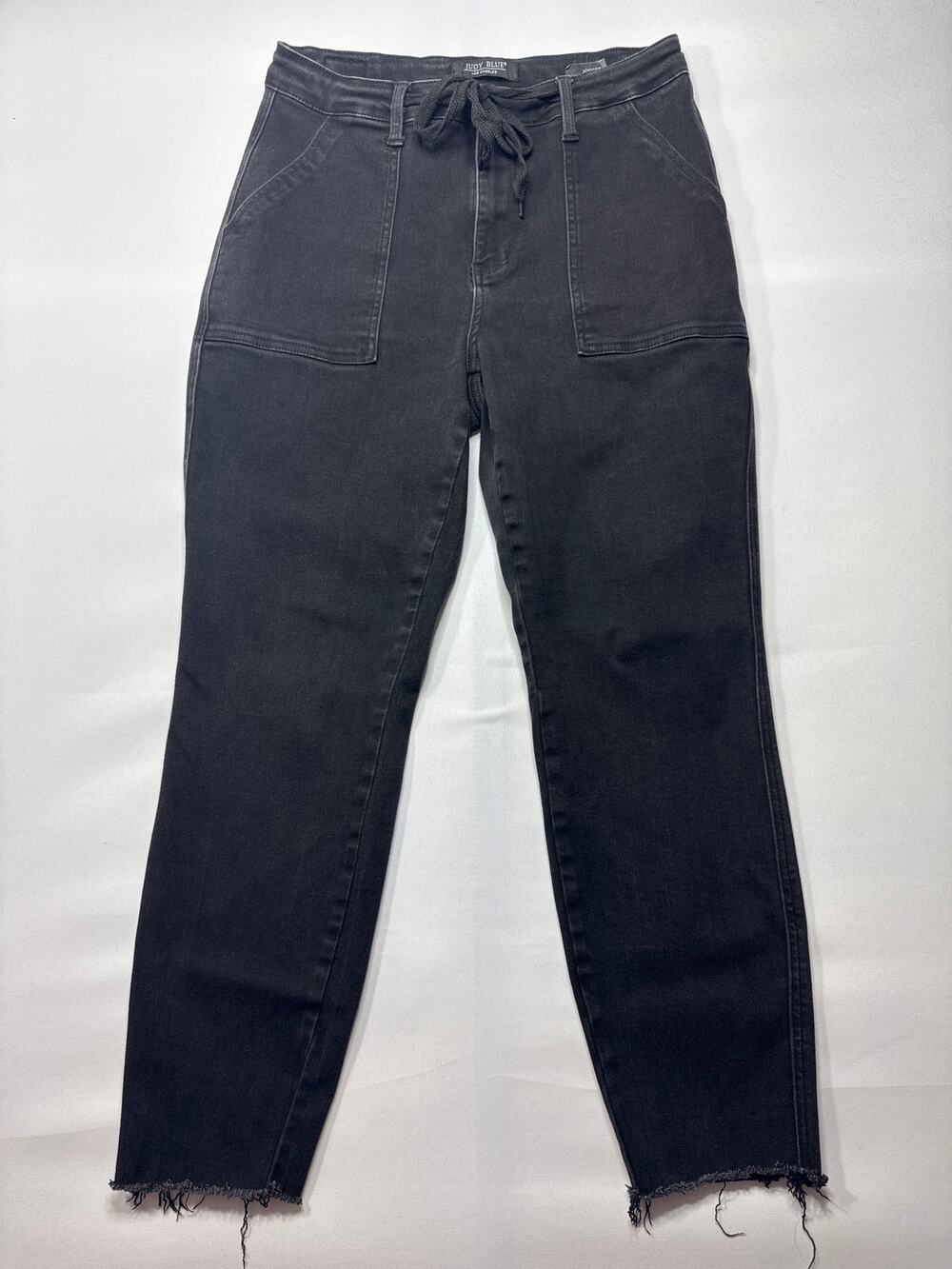 Judy Blue Women's Drawstring Black Denim Jogger‎ Jeans - Size 11/30 (30x27.5)